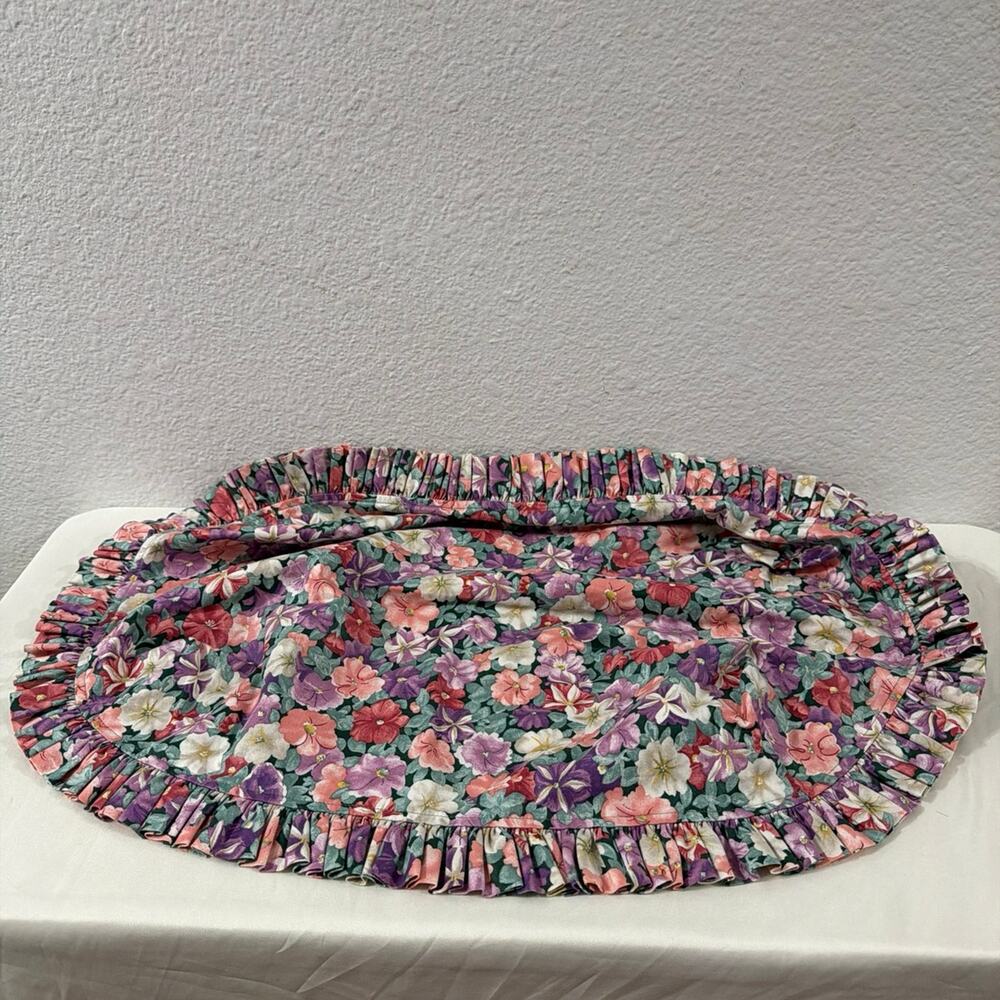 Longaberger Basket Liner for serving tray floral Print
